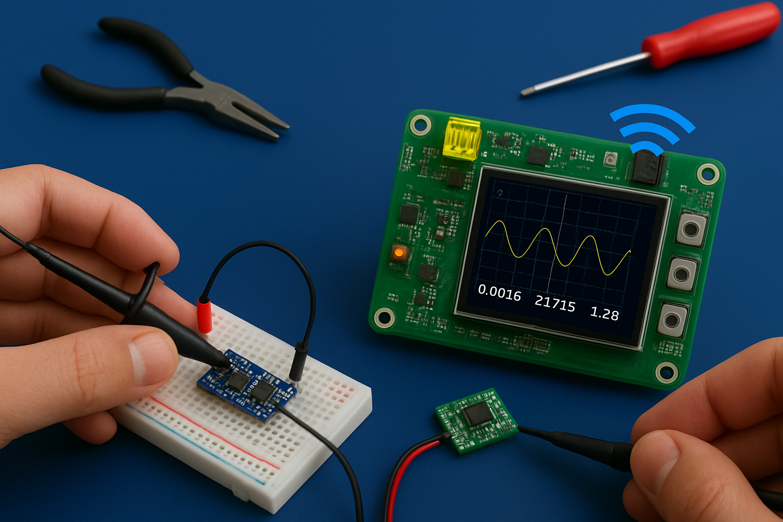 Master Development of IoT + Embedded System By Developing Your Own IoT-Enabled Oscilloscope & Multimeter